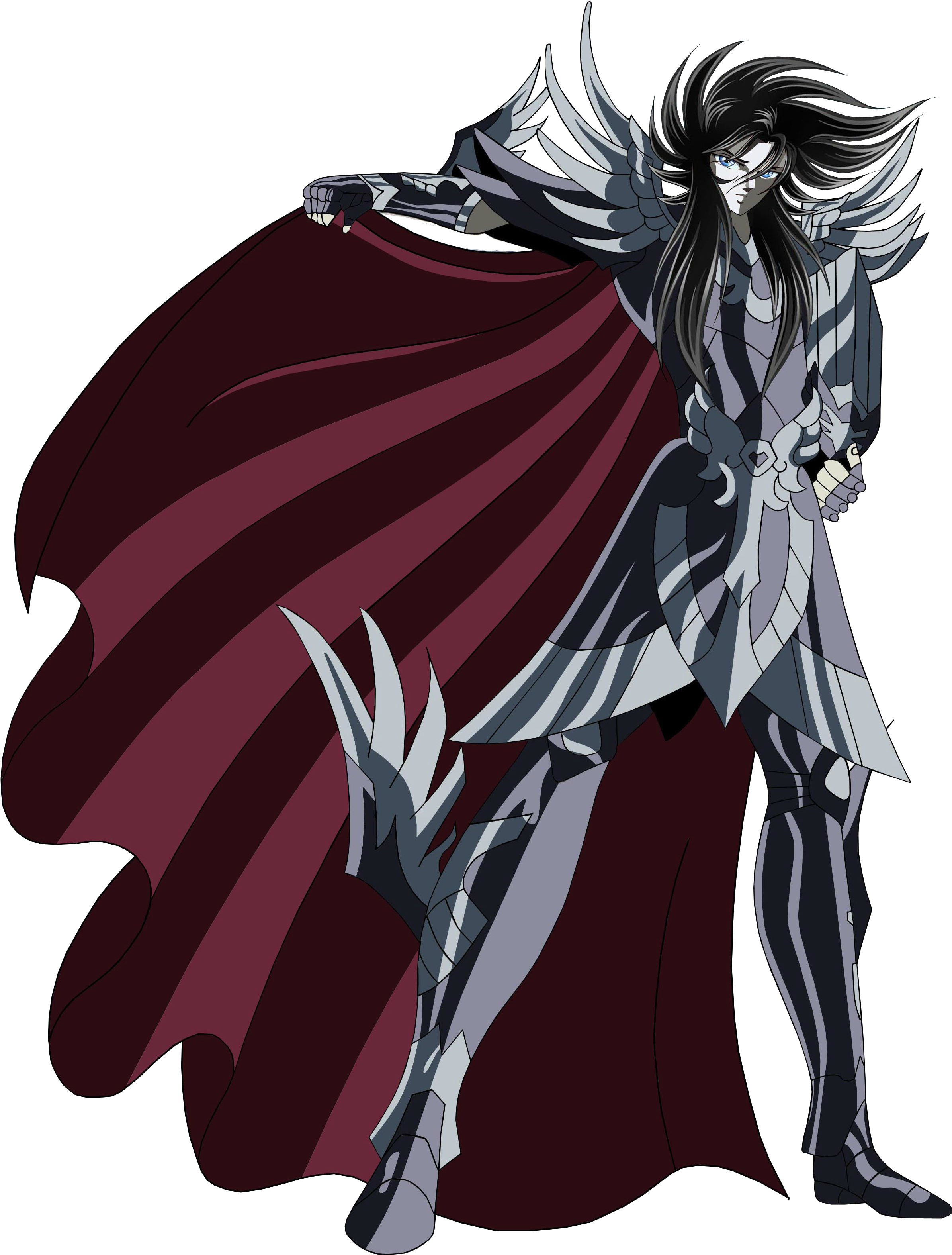 Hades - Cavaleiros Do Zodiaco Hades Armadura (2663x3384), Png Download