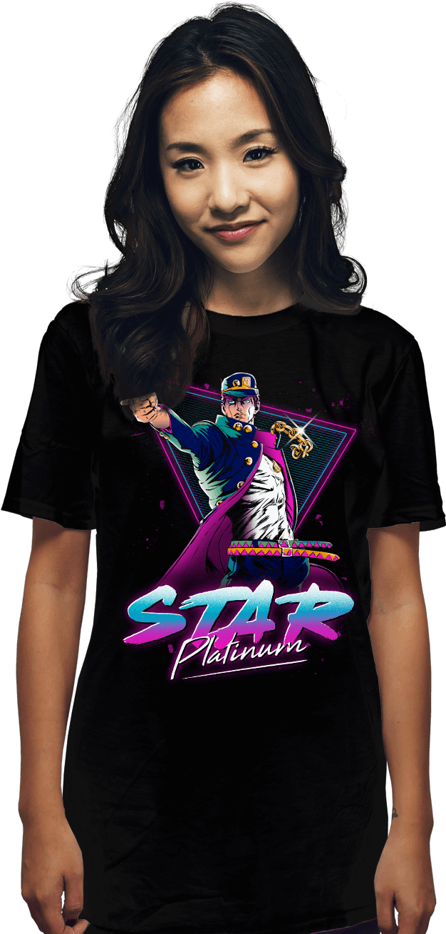 Star Platinum - Infinity Tour Shirt (900x1322), Png Download