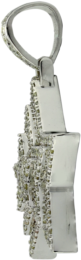 63ctw 14k Gold 3d Star Diamond Pendant (1000x1000), Png Download