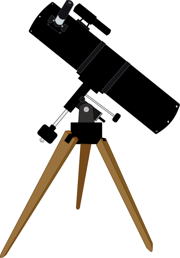 Reflection Telescope - Reflecting Telescope Clipart (558x800), Png Download