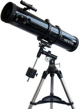 Saxon Velocity 1309eq2 Reflector Telescope With Steel - Meade Polaris 90 (400x398), Png Download