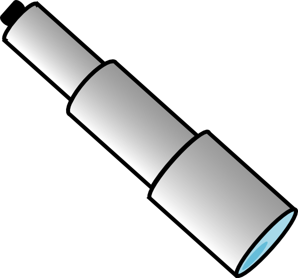 Telescope Svg Clip Arts 600 X 558 Px (600x558), Png Download