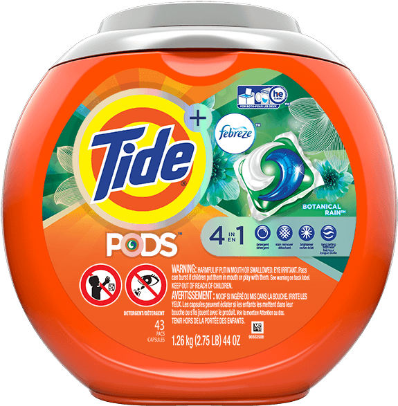 Tide Pods® Plus Febreze™ Laundry Detergent - Tide Detergent (1200x788), Png Download