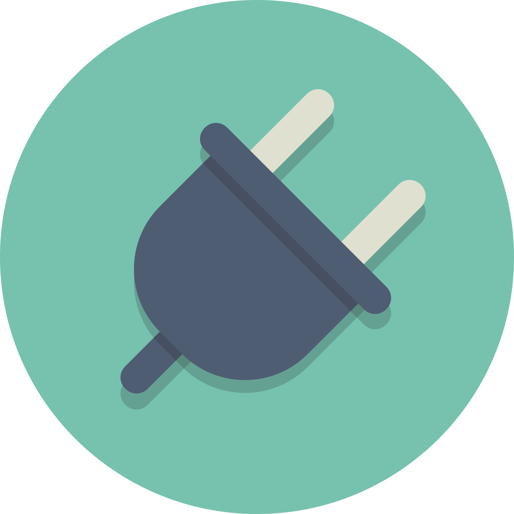 File Circle Icons Plugin Wikimedia Commons Open - Plug Icon (2000x2000), Png Download