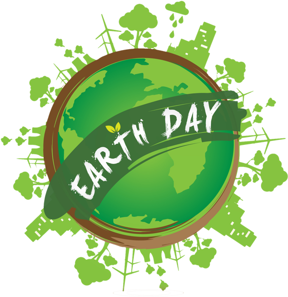 Earth Day Stickers For Imessage Messages Sticker-1 - Earth Day Logo Transparent (586x605), Png Download