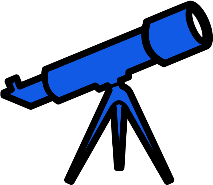 Reflecting Telescope Computer Icons Refracting Telescope - Telescope Clipart (750x750), Png Download