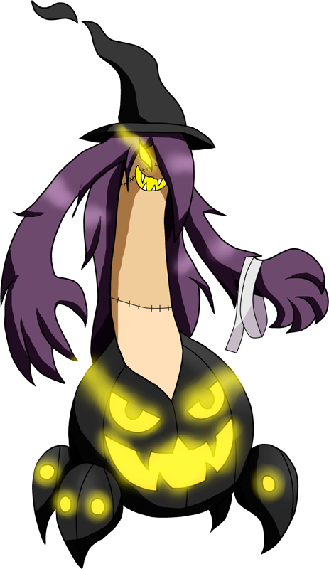 Pokemon Shiny Mega Gourgeist Is A Fictional Character - Gourgeist Shiny (463x800), Png Download