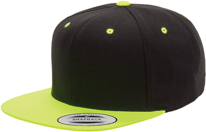 Classic Snapback 2-tone - 6089mt Classic Snapback Pro-style Wool Cap Ange) (900x900), Png Download