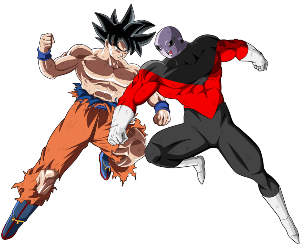Goku Vs Jiren By Naironkr-dbqji2a - Goku Vs Jiren Png (1007x794), Png Download