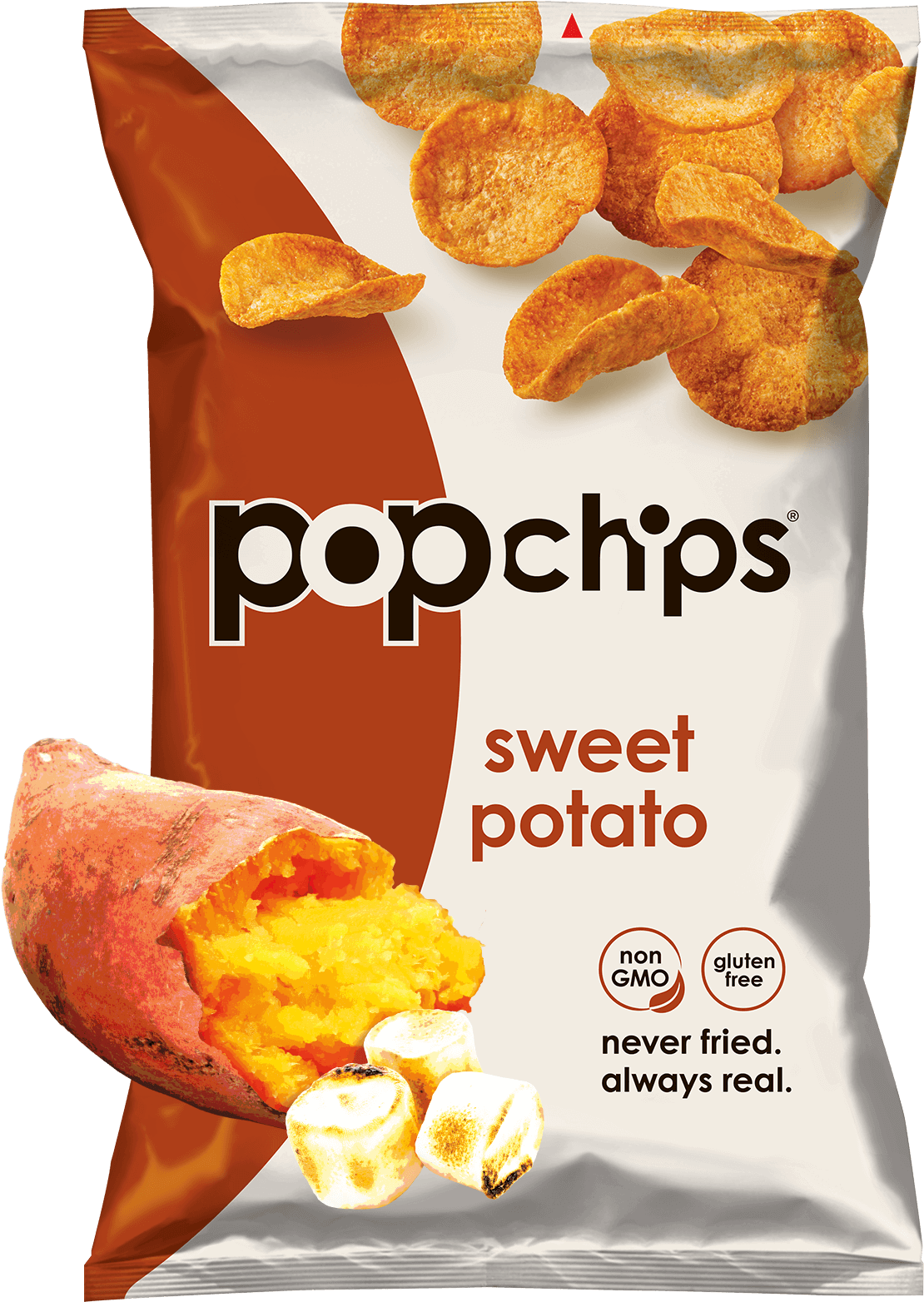Popchips Popped Chip Snack, Sweet Potato - 5 Oz (1200x1600), Png Download