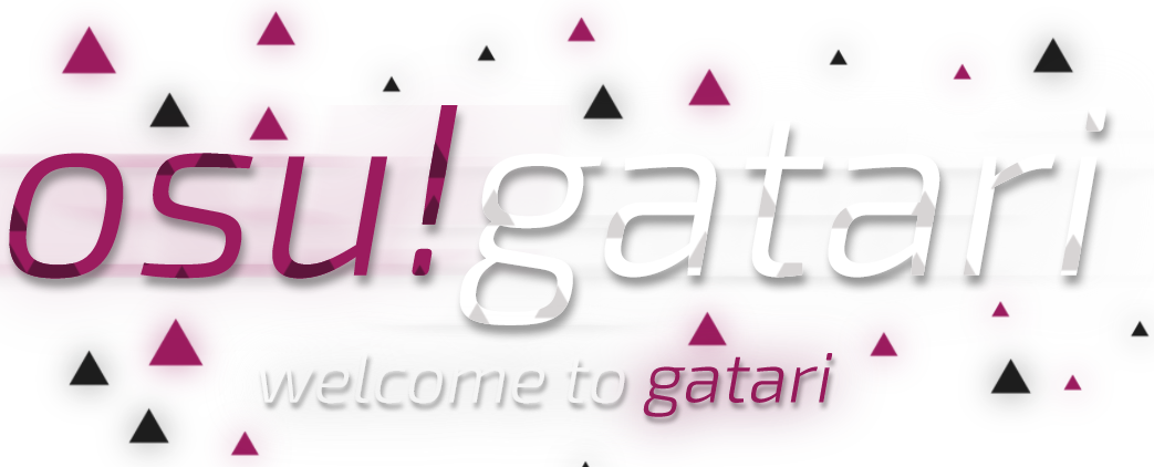 Osu Gatari (1043x422), Png Download