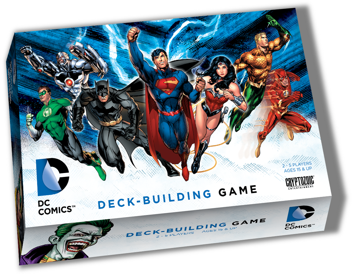 Dc Comics Deck-building Game - Dc Deck Builder (600x460), Png Download