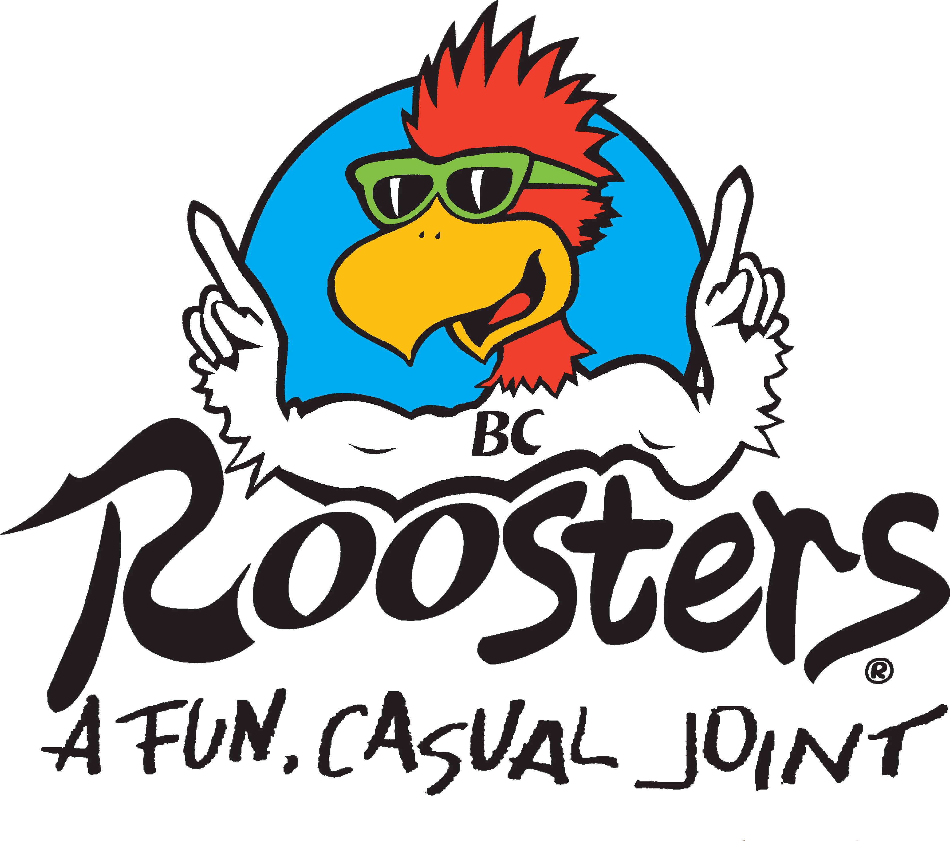 Roosters Logo - Roosters Wings Logo (3323x2980), Png Download