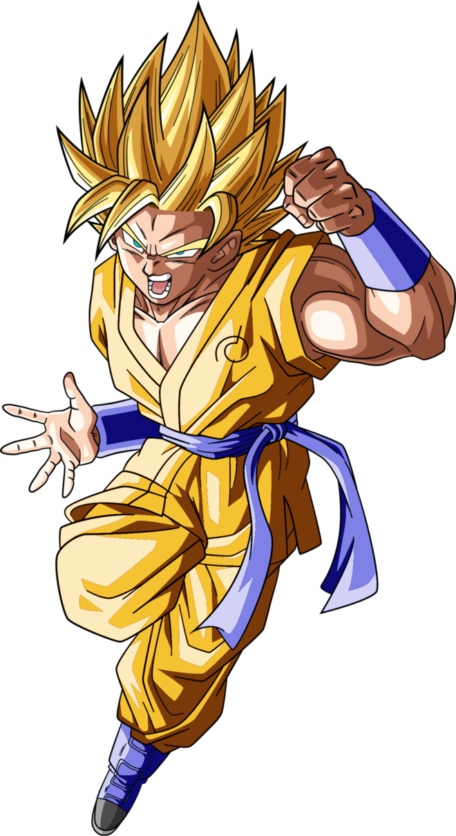 Manga - Goku Ssj 2 Dbs (660x1208), Png Download