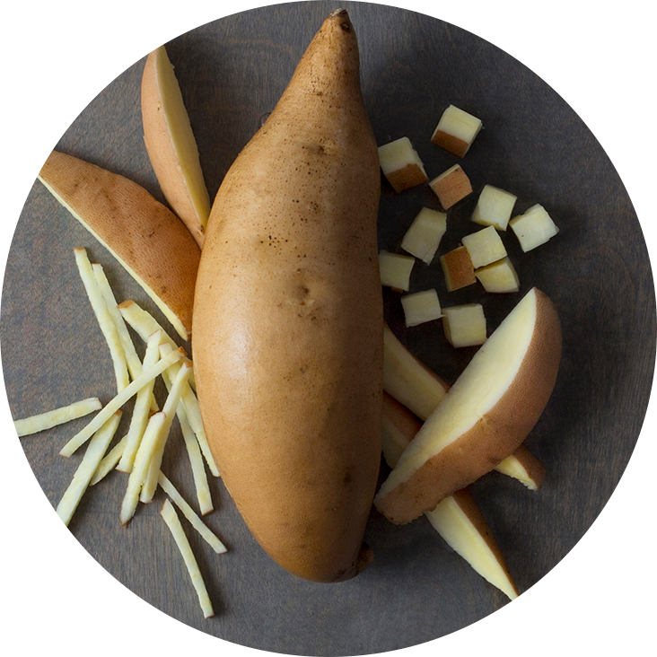 Below Are 5 Different Types Of Sweet Potatoes That - Potato (732x732), Png Download