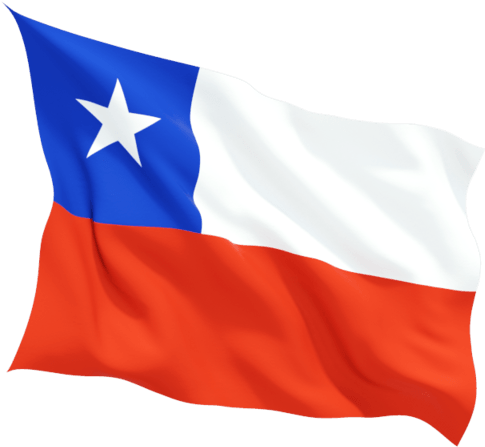 Chile Flag Wave - Flag Of Chile Png (640x480), Png Download