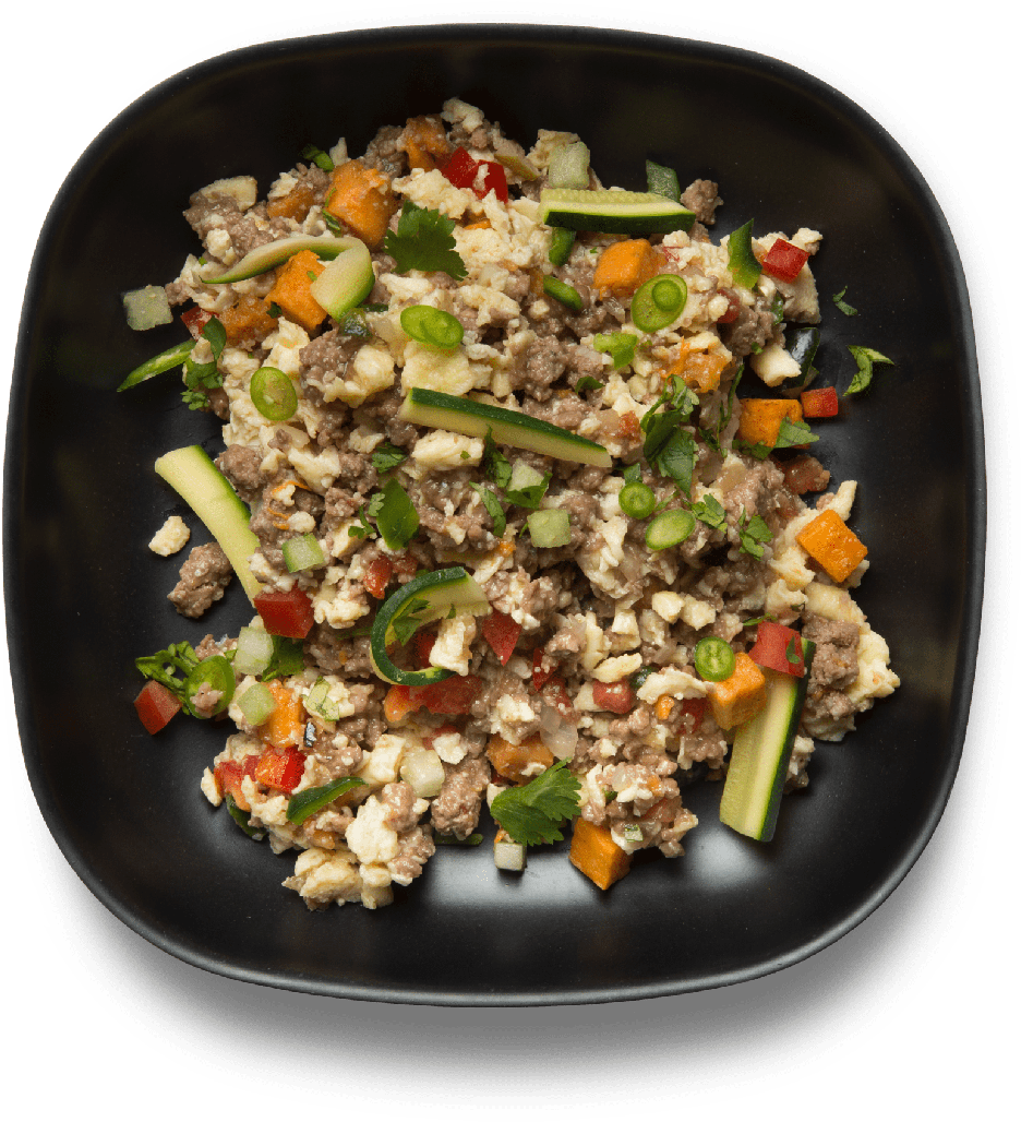Beef Sweet Potato Scramble - Vegetable (1242x1242), Png Download
