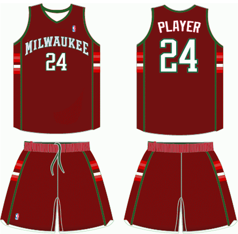 Milwaukee Bucks Alternate Uniform Ogbd46 - Milwaukee Bucks Jersey (1270x813), Png Download