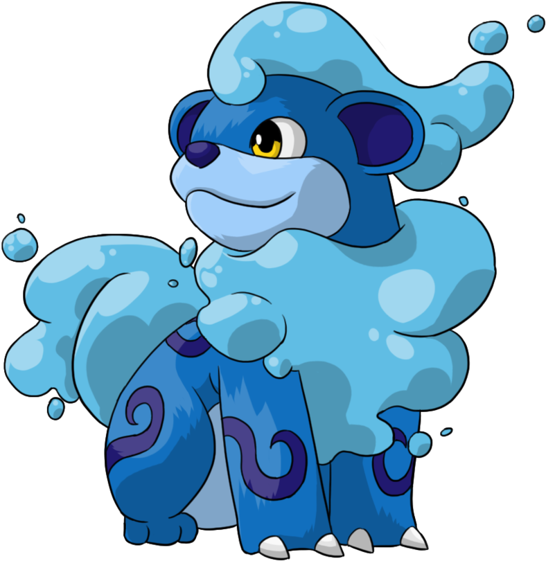 Water Growlithe New Alola Forms By Pokemonconcepts-dacoee4 - Pokemon Growlithe Alola Form (892x896), Png Download