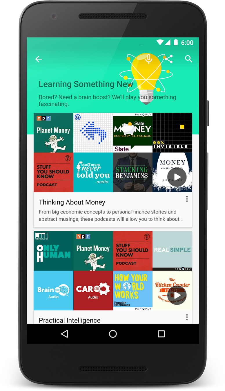 And To All You Creators Who Want To Make Your Podcast - Google Play Music (933x1600), Png Download