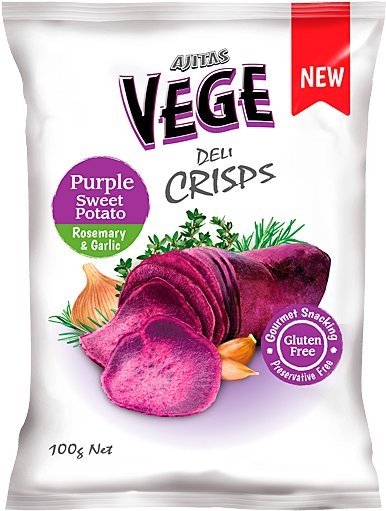Because You Loved The Purple Sweet Potato Crisps In - Vege Sweet Potato Chips (395x521), Png Download