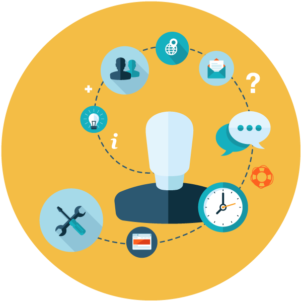 Service Help Desk (600x600), Png Download