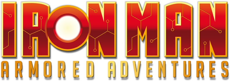 Ironman Logo Png - Iron Man Armored Adventures Logo (800x310), Png Download