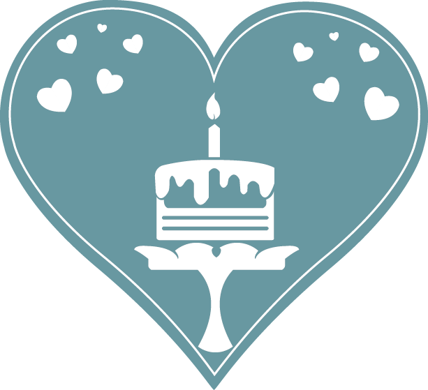 Birthday Cake Icon - Gemacht Mit Liebe Von Der Küche Von Runder Aufkleber (613x559), Png Download