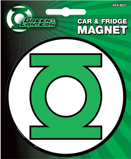 Green Lantern Logo Magnet - Green Lantern Logo Clipart (555x555), Png Download