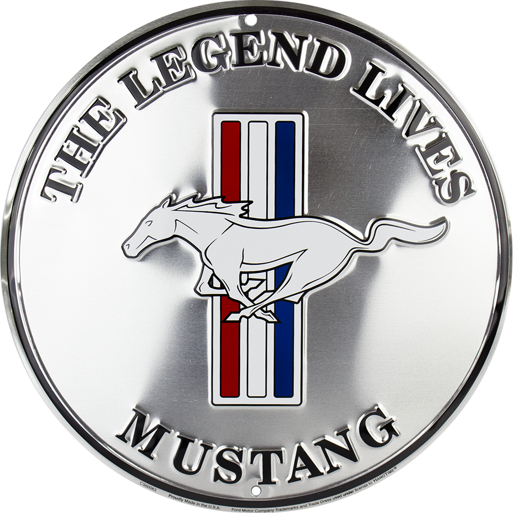 Ford Mustang "the Legend Lives" Circle Sign - Justice For My Sister (1000x1000), Png Download