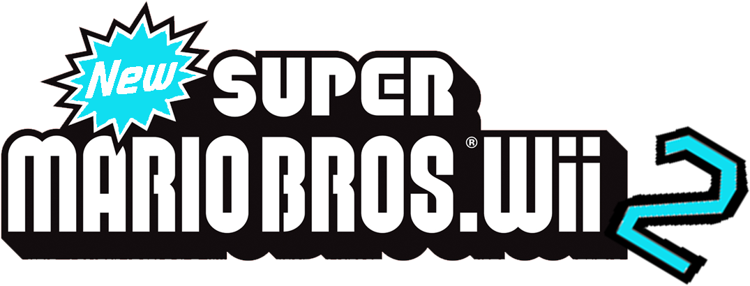 New Super Mario Bros Wii 2 - New Super Mario Bros Wii Japan Logo (1171x754), Png Download