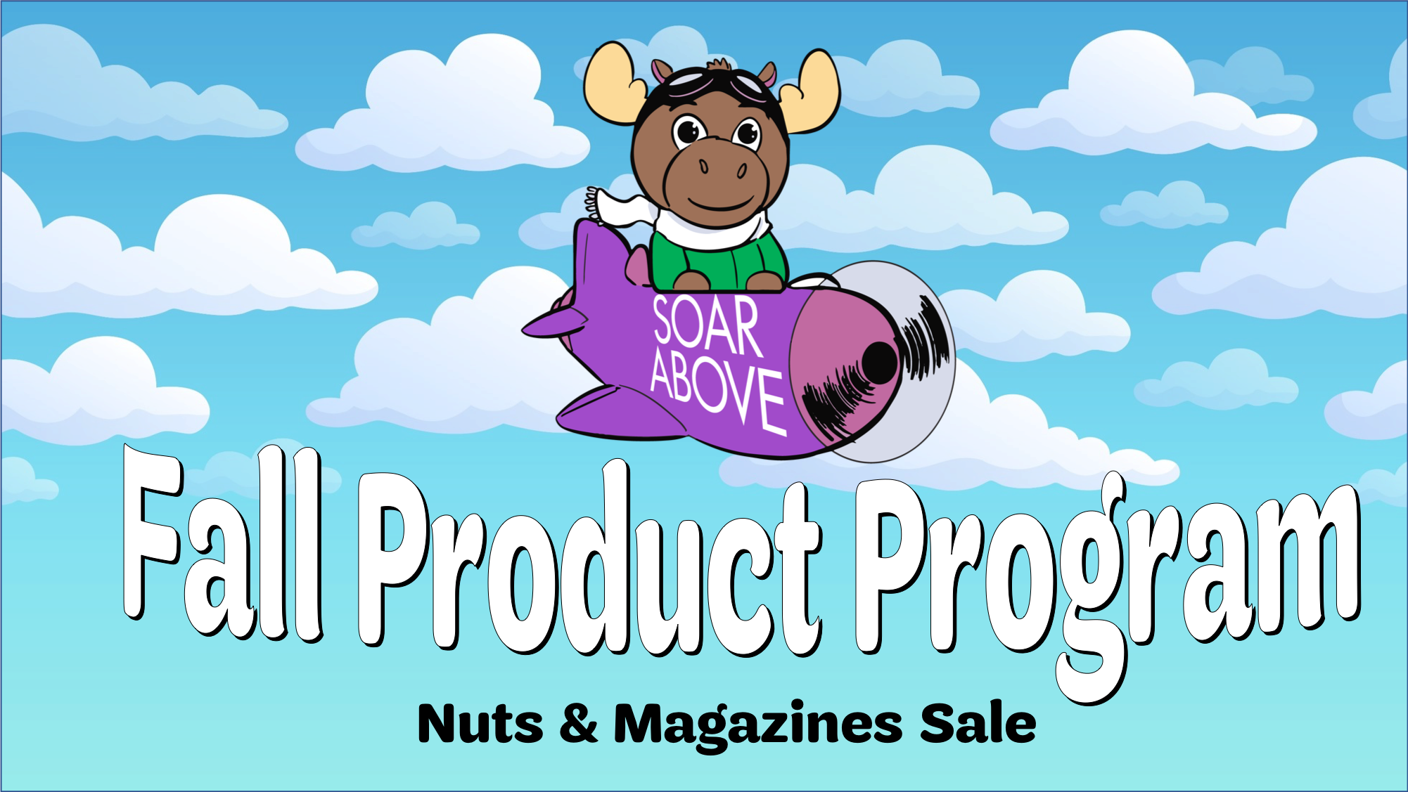 Through The Fall Product Program, Girl Scouts Earn - Blue Sky Clip Art (2002x1127), Png Download