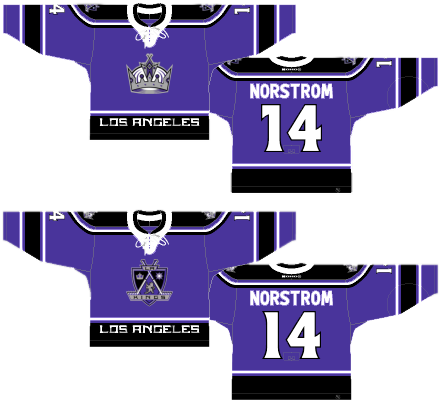 Switching Out All The Grey For White Helps, - Los Angeles Kings 90s Jersey (454x415), Png Download