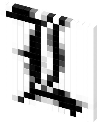 View Favicon On T-shirt - Monochrome (340x431), Png Download