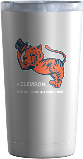 Clemson Man Stainless - Clemson University (800x626), Png Download