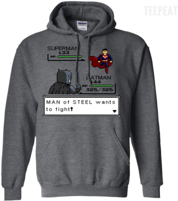 Superman Vs Batman Tee Apparel Teepeat - Kimber Hoodie Weapon Hooded Sweater Brand Rifle Ar-15 (400x400), Png Download
