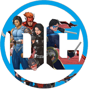 Dc Logo For Titans By Piebytwo - Titans Dc Logo Png (350x350), Png Download