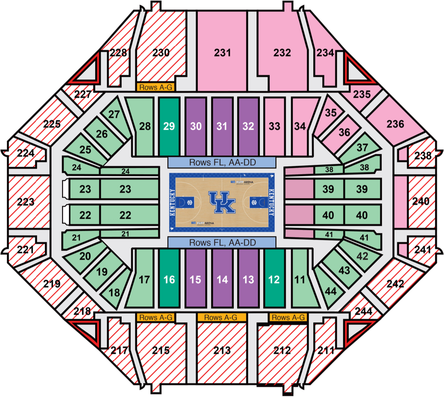 2018-19 Season Ticket Pricing - Kentucky (887x792), Png Download