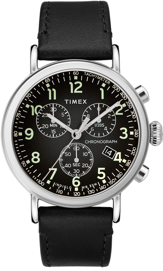 Standard Chronograph 41mm Leather Strap Watch - Filson Men's Scout Argonite Quartz Watch (750x900), Png Download