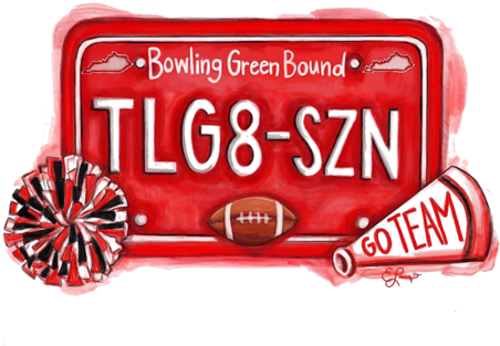 Tailgate Tag - Bowling Green - Starkville (480x457), Png Download