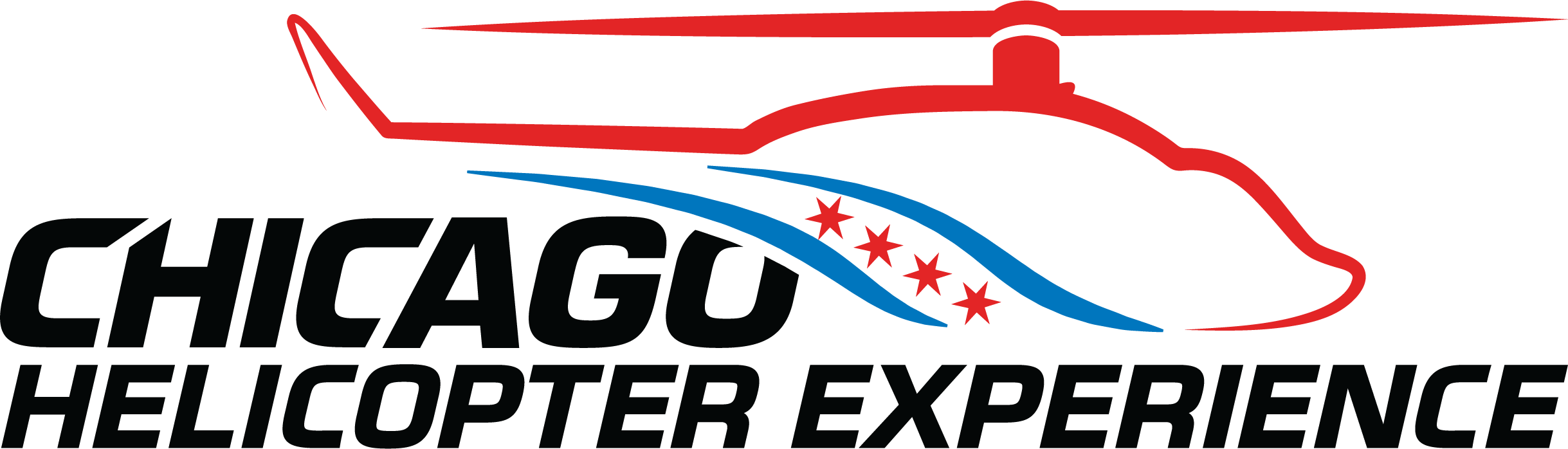 Chicago Blackhawks Staycation Giveaway - Chicago Helicopter Experience Logo (2438x698), Png Download