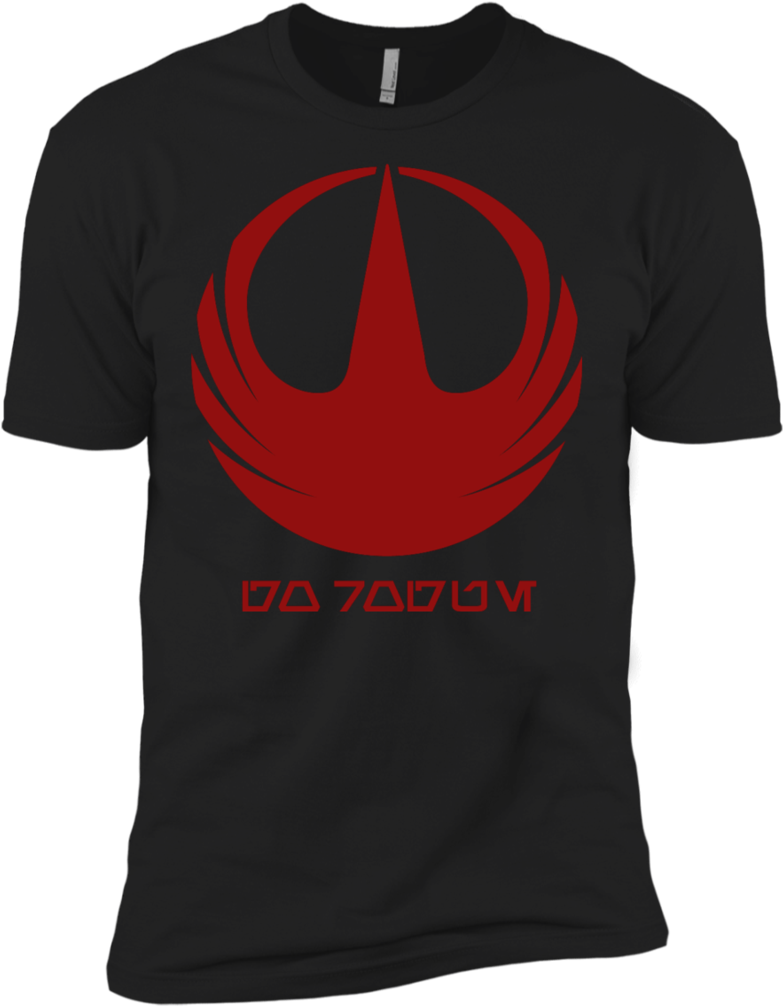 Rogue One Red Logo Next Level Premium Short Sleeve - Shirt (1024x1024), Png Download