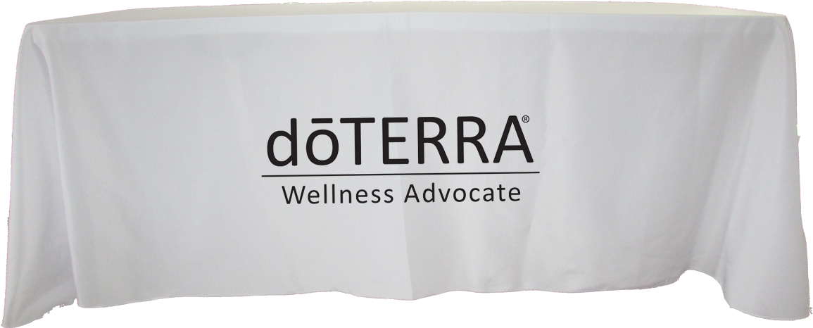 White Tablecloth With Black Wa Logo - Cypress Essential Oil 100% Pure Grade Natural Aromatherapy (1260x573), Png Download