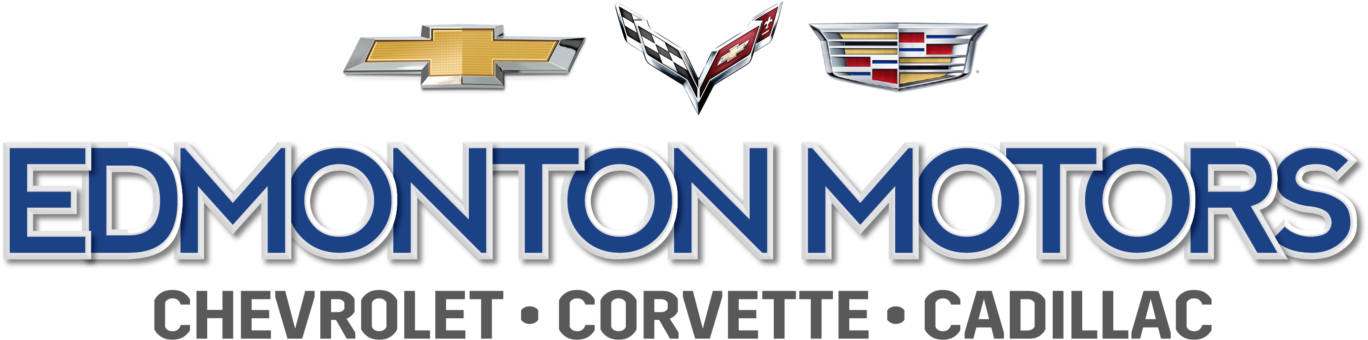 Edmonton Motors Logo (2774x766), Png Download