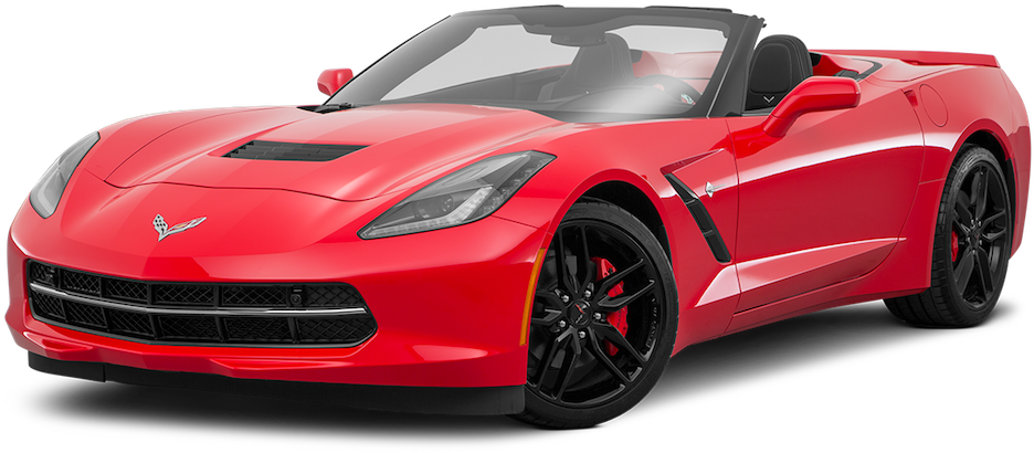 New Chevy Corvette - Red 2018 Chevrolet Corvette (1000x500), Png Download