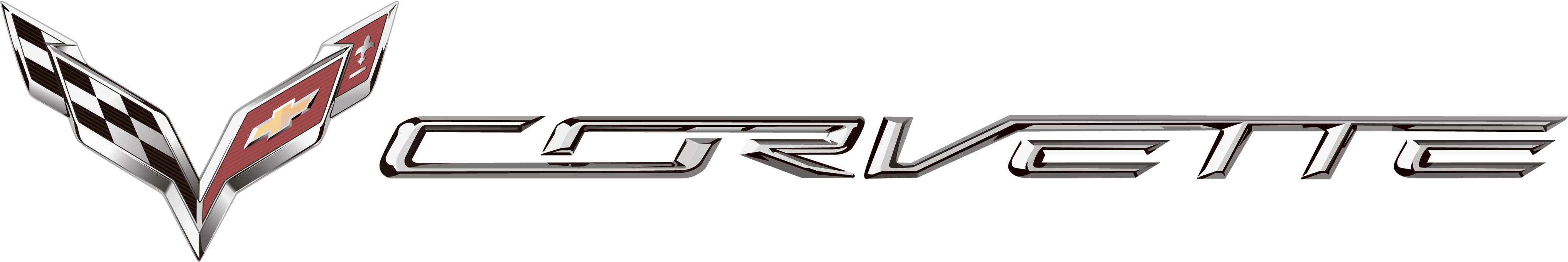 Corvette Logotipo - Zippo Lighter - Chevy Corvette 2016 Brushed Chrome (4128x2322), Png Download