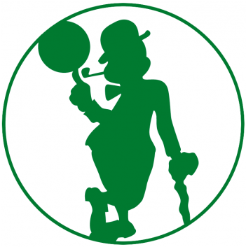 Boston Celtics Logos Iron Ons - Boston Celtics (350x435), Png Download