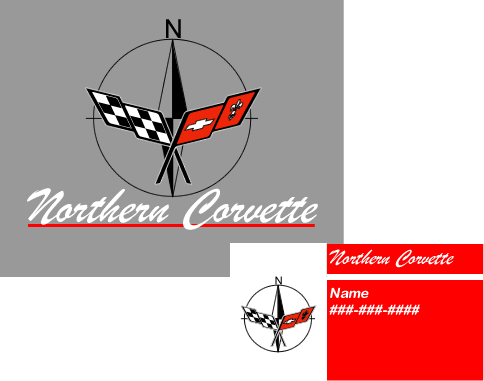 Elegant, Playful, School Logo Design For Corvette Salvage - Corvette C5 Emblem Backlit Clock (484x381), Png Download