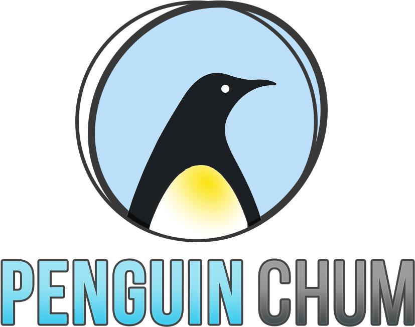 Penguin Chum Logo - Penguin (2396x1152), Png Download