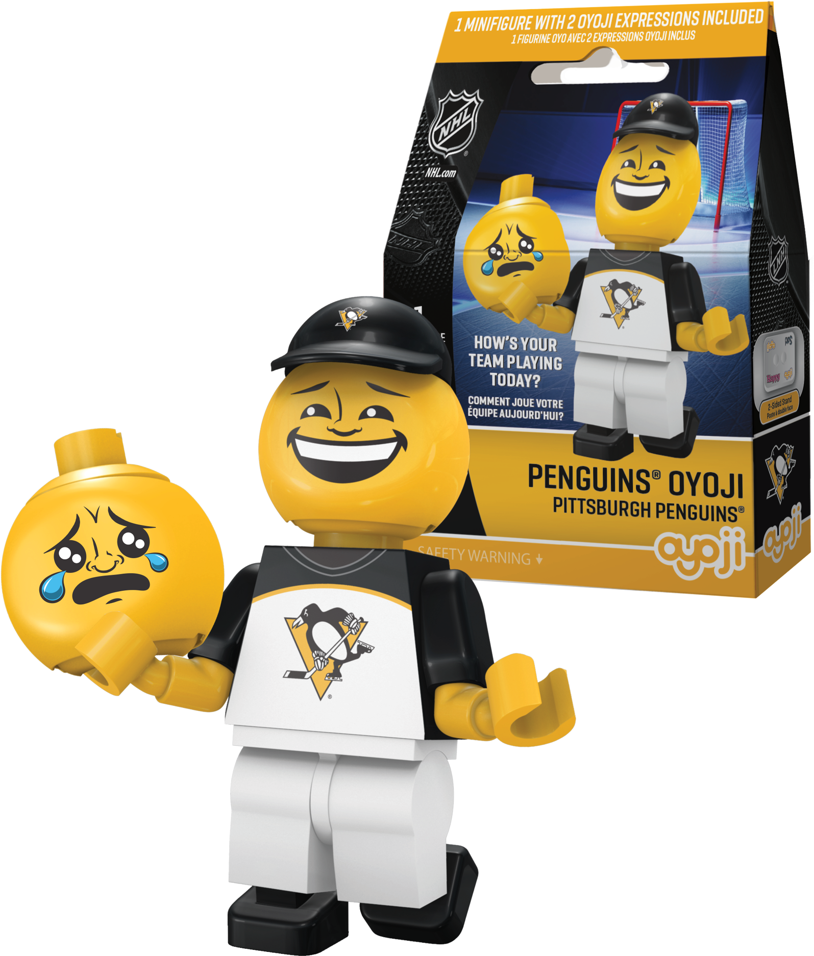 Oyo Sportstoys Pittsburgh Penguins 0 Blind Character (1667x2083), Png Download
